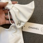 Chanel New one-piece swimming costume with one shoulder