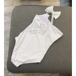 Chanel New one-piece swimming costume with one shoulder