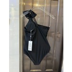 Chanel New one-piece swimming costume with one shoulder