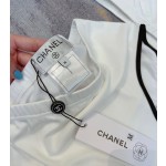 Chanel New Bikini Midi Set Petit Chanel Logo Print Camisole + Triangle Bottoms Separate Swimsuit