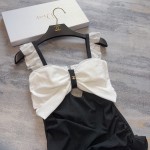 CHANEL One-piece swimming costume