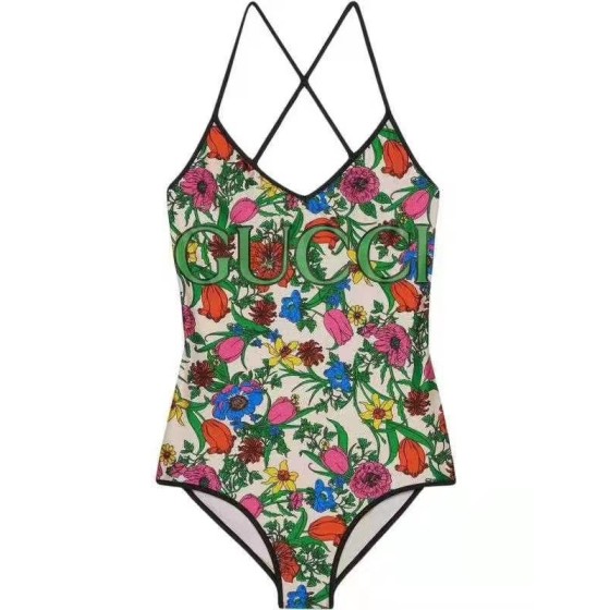 Gucci's new floral one-piece swimsuit