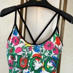 Gucci's new floral one-piece swimsuit
