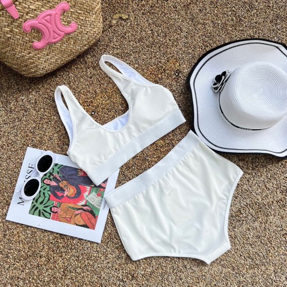 Chanel new split swimsuit