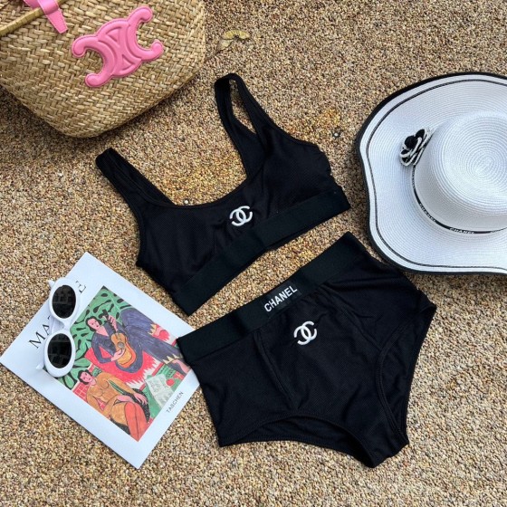 Chanel new split swimsuit