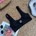 Chanel new split swimsuit