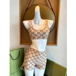 Gucci two-piece letter swimsuit