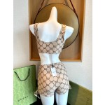 Gucci two-piece letter swimsuit