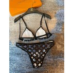 Louis Vuitton New Two-Piece Swimsuit Three-Piece Set