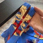 versace new court style lion dading print u-neck halter one piece swimming costume