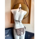Dior leopard bikini swimsuit