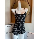Chanel new imported knitted swimsuit