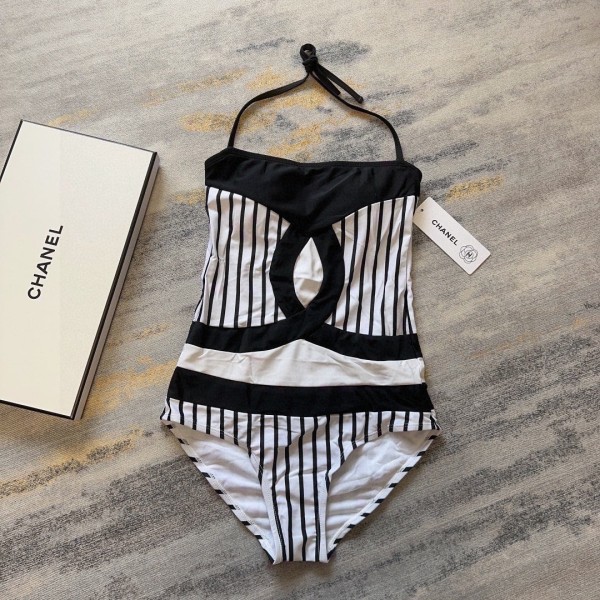 CHANEL One-piece swimming costume