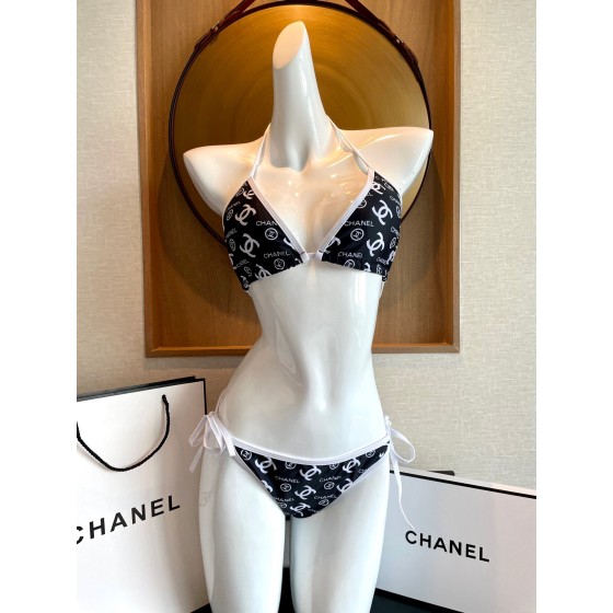 Chanel New Printed Bikini Swimsuit