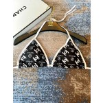 Chanel New Printed Bikini Swimsuit