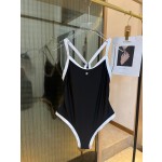 CHANEL One-piece swimming costume bikini