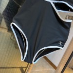 CHANEL One-piece swimming costume bikini