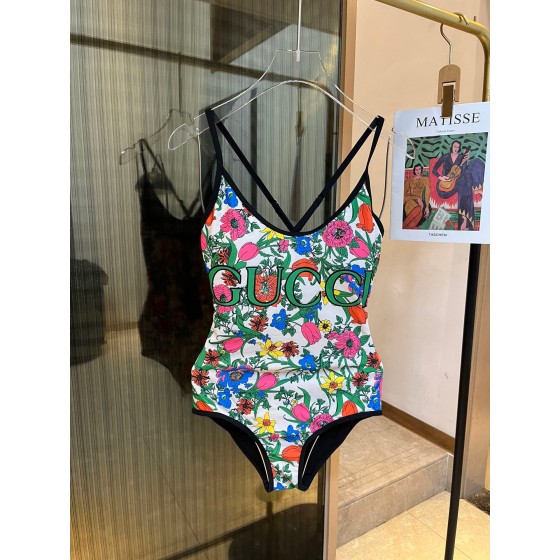Gucci New Floral One-piece Swimsuit