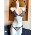 Dior leopard bikini