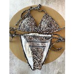 Dior leopard bikini