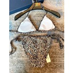 Dior leopard bikini