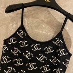 Chanel new imported knitted swimsuit
