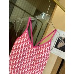 Dior long-sleeved one-piece swimsuit with sun protection