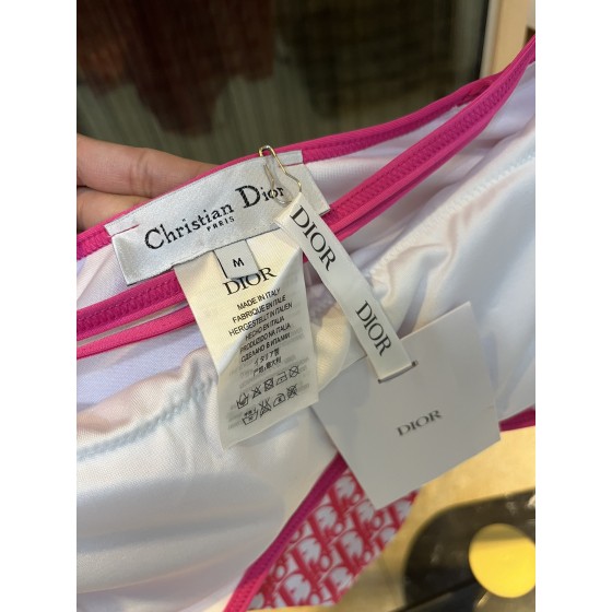 Dior long-sleeved one-piece swimsuit with sun protection