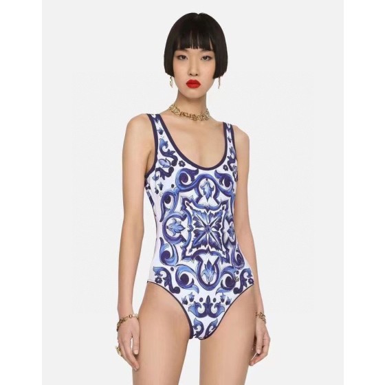 DG new print one-piece swimsuit