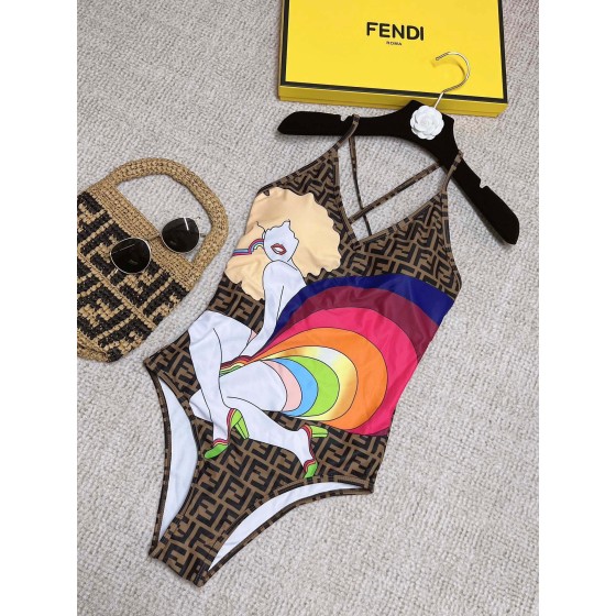 Fendi women's new one-piece bikini