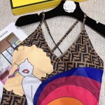 Fendi women's new one-piece bikini