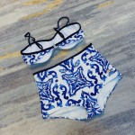 Versace High Waist Bikini With Underwire Hard Bag