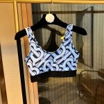 Burberry printed high stretch fitness yoga wear tracksuit