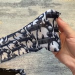 Dior gauze one-piece swimsuit