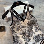 dior zoo series swimsuit