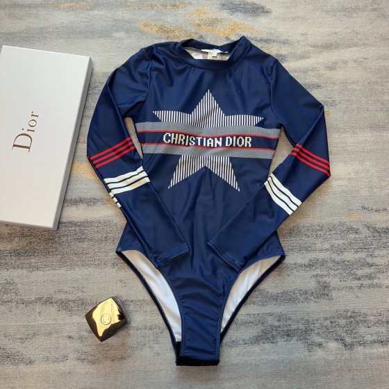 Dior Alpine Long Sleeve Swimsuit