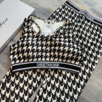 Dior new high elastic fitness yoga wear sports suit