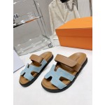 Hermes spring and summer sandals series couple models classic models