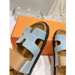 Hermes spring and summer sandals series couple models classic models