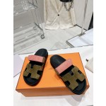 Hermes spring and summer sandals series couple models classic models