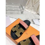 Hermes spring and summer sandals series couple models classic models
