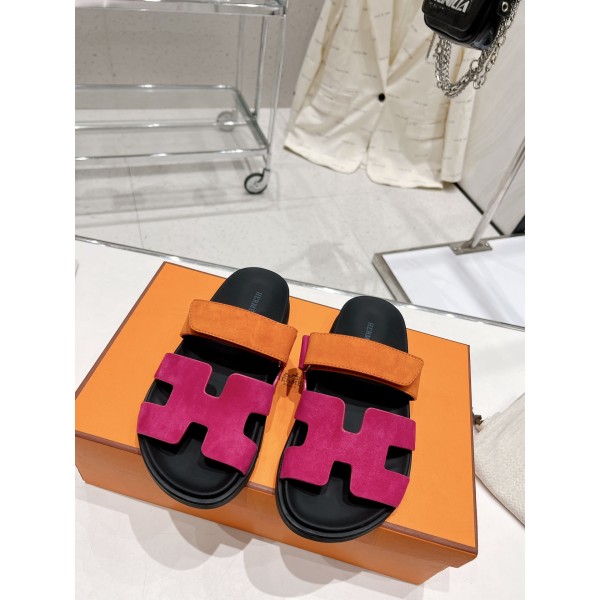 Hermes spring and summer sandals series couple models classic models