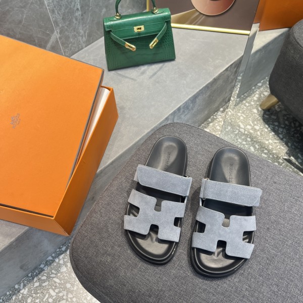 Hermes spring and summer sandals series couple models classic models