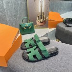 Hermes spring and summer sandals series couple models classic models