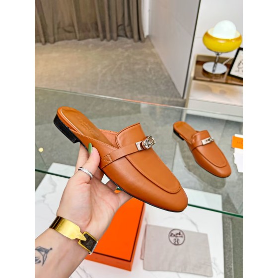Hermes early spring new slippers