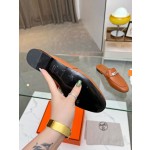 Hermes early spring new slippers