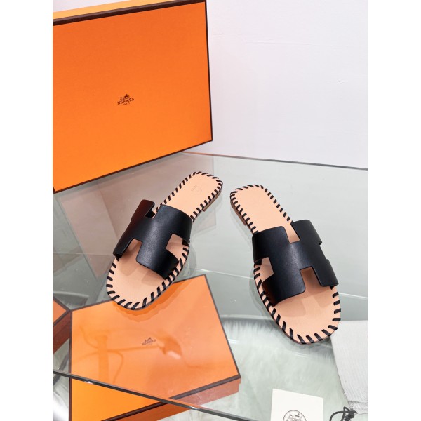 Hermes early spring new slippers