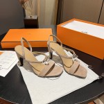 Hermes classic H high-heeled sandals series