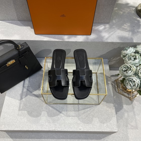 Hermes H Classic Slippers