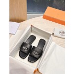 Hermes pure steel kelly lock slippers